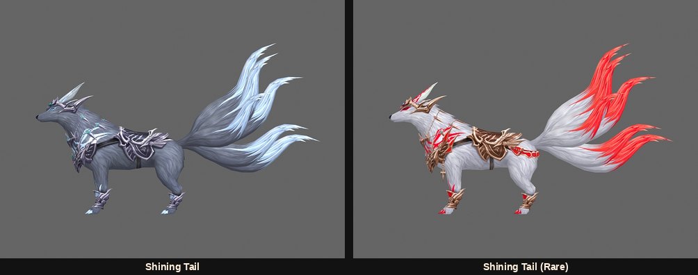 The Shining Tail Guardian and its rare colourway