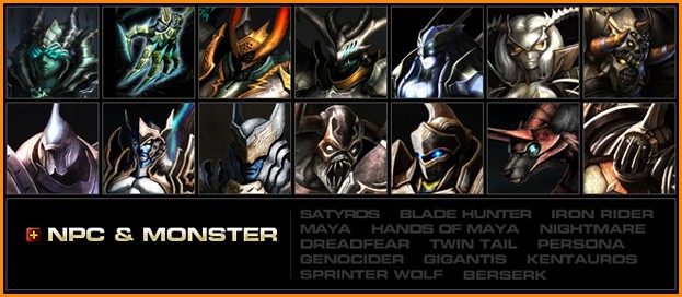 The Kanturu monsters and bosses added in Mu Online Season 2