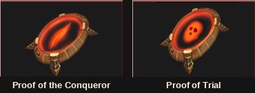 Proof of the Conqueror and Proof of Trial reward tokens